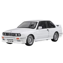 1:24 mastelio BMW M3 E30 lydinio sportinio lenktyninio automobilio modelis, lieto metalo klasikinio automobilio transporto priemonės modelis, garso ir šviesos simuliacijos žaislas, gimtadienio dovana balta