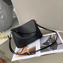 Karvės odos Nišinė Universali Moteriška Rankinė Vienos peties Crossbody Rankinė Paprasta Moteriška Rankinė Kvadratinė Užtrauktuku Užsegama Rankinė Minkšta Oda juoda