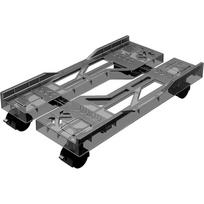 Adjustable PC Stand Mobile CPU Stand Under Desk PC Tower Stand,PC Floor Stand Fits Most PC Under Desk Desktop Tower Stand tamsiai pilka spalva