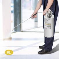 1.5Gal Stainless Steel Sprayer, Hand Pump Pressure Garden Sprayer w/ Adjustable Nozzle, Safety Valve & Gauge, 6L Large Capacity sidabras