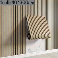 3D medžio rašto sienų panelė, lipnūs putų tapetai, namų dekoravimo sienų lipdukas, nulupti ir klijuoti, lengvai valomas ir pjaustomas 40x300cm