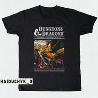Dungeons & Dragons Retro Cover Unisex Black T-shirt Size S-5XL Unisex T-Shirt XL