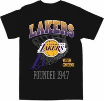 Philcos NBA Los Angeles Lakers Lakers Black Black T-Shirt S juoda