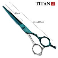 TITAN professional barber scissors hairdressing scissors cutting hair 6inch ATS314 steel cnc