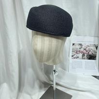 Classic Straw Beret Hat Elegant Fedora Hat Fashion Sun Hat  Summer Wear juoda