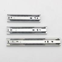 30mm Wide Steel Ball Full Extension Silent Drawer Slides, Three-Section, Side Mount, Multiple Sizes, Removable 20-inch [Order 20 pieces for 1 pair]