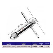 Adjustable Ratchet Tap Wrench M3-M8/M5-M12 - Extended Manual Tapping Tool