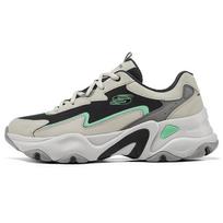 Skechers DLites 5.0 Panda Shoes Men Sneakers Black Gray Green 232494-WBMT 39.5
