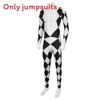 Freedie Mercury Stage Performance Jumpsuit With Printed Polyester Fabric For Cosplay Events And Parties L