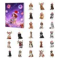 Christmas Pet Dog Advent Calendar Series With Acrylic Accessories For Holiday Celebrations Style A