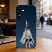 Cool Aircraft Phone Case For Samsung Galaxy A73,A72,A71,A70,A53,A52,A51,Soft Silicone Black Cover Samsung a41