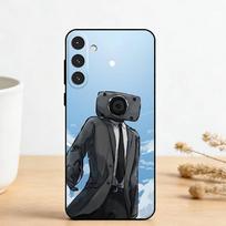 S-Skibidi Toilet D-Dark S-Speakerman    Phone Case For Samsung Galaxy A73,A72,A71,A70,A53,A52,A51,Others Soft Black Cover Samsung a21