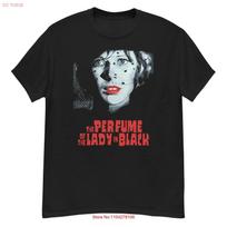 The Perfume of Lady in Black cult giallo film fan art t shirt vintage Washed Comfortable fashion Breathable Stretched homme S įvairiaspalvis