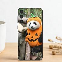 C-Cute Panda   Phone Case For Samsung Galaxy A73,A72,A71,A70,A53,A52,A51,Others Soft Black Cover Samsung a20s