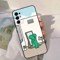 Lovely J-Joguman Studios  Phone Case For Samsung S26,25,24,23,22,21,20,30,Ultra,Plus,Fe,Lite Black Shell Samsung S24