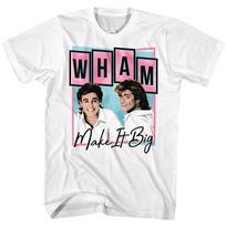Vintage Make It Big by 80s Pop Duo Wham T-Shirt George Michael & Andrew Ridgeley Unisex T-Shirt S įvairiaspalvis