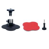 3/4Pcs Sports Camera Accessory Flexible Helmet Mount For  13 12 11 10 9 Insta360 X4 X5 Ace Pro Curved Flat Adhesive Base as the picture