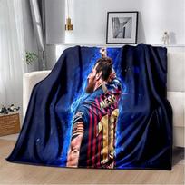 Football superstar L-Leo-Messi-i flannel adult and children's blanket sofa bed decoration blanket portable blanket gift 100X150cm(39x59in)
