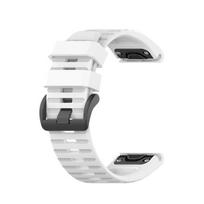For Garmin Fenix 3 26mm Silicone Watch Band For Garmin Fenix 3 balta