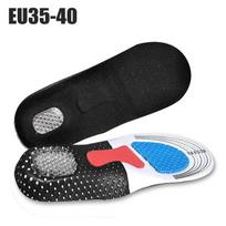 1 Pair Arch Support Plantar Fasciitis Shoe Insoles Breathable Sports Insoles Men's Silicone Shock Absorbing Anti-slip Insoles
