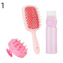 Professional Hair Washing Set Scalp Massage Brush Detangling CombVoluminous Styling  Shampoo Bottle For Women Daily Hair Care
