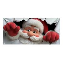 Christmas Garage Door Banner 10 Feet 488 Inches by 210 Centimeters Decorative Outdoor Holiday Display Durable Weather Resistant Material One Size