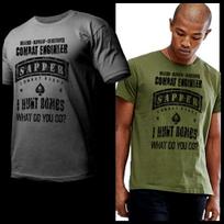 Combat Engineer T-Shirt Sapper Military Breach Blown Up Explosive Specialist Tee L