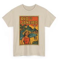Retro Comics Brazil Carnival T-shirt Men's T-shirt Summer Pure Cotton Unisex Casual Fashion T-shirt S