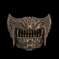 Gothic Resin Prajna Mask With Creepy Horns For Halloween And Cosplay Events varis