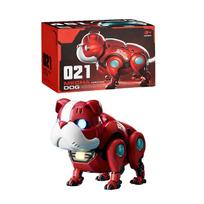 Mechanical Robot Dog Toy with Sound Activation, Electronic Crawling, Dynamic Lights and Music 1pcs