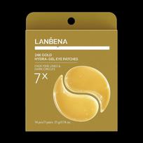 Hydra-Gel Eye Patches, Retinol/VC/24K Gold Under Eye Masks For Anti-Aging & Hydration,7-pairs 1PCS auksinė