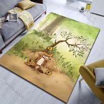 Multiple sizes Cartoon Forest Rug Pattern Carpet for Living Room Bedroom Sofa Home Decor Non-slip Floor Mat Luxury Gift 40x60cm