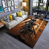 Grim reaper death symbolism carpet Yoga living room room decor children's crawling mat doormat area rug games mat 40x60cm