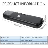 100V-240V 15Pcs Commercial Household Food Vacuum Sealer Packaging Machine Include Bags EU Plug black Automatic Food Vacuum Sealer
