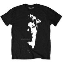 Amy Winehouse Men's Scarf Portrait Short Sleeve T-Shirt, Black, XX-Large S