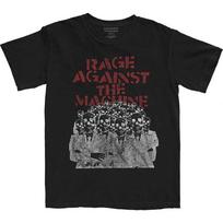 Rage Against The Machine Unisex T-Shirt: Crowd Masks (X-Large) XL
