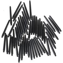 50pcs 48mm Nylon Dart Shafts 2BA Screw Thread Darts Rod Stem+Protection Ring'