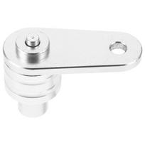 Silver Brake Lever Lock 155 125 Motorcycle Anti Theft Durable Aluminum Compact Easy Installation