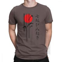 Aikido TShirt Unisex Fall Seven Times Stand Up Eight Male Tshirt Casual Basic Tees O Neck 100 Cotton Tops Oversize T Shirts S