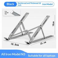 Laptop Stand Metal Material Foldable Portable Laptop Heighten Laptop Holder Bracket Notebook Stand sidabras