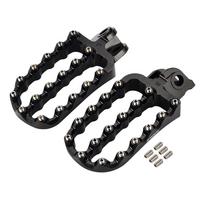 Forged Footpeg Footrest For KTM 690 Enduro R SMCR SMC R Husqvarna 701 SM Supermoto Enduro NORDEN 901 GASGAS ES/SM 700 2008-2025 juoda