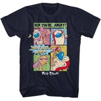 Ren And Stimpy Comic Navy TV Shirt 100