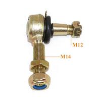 1pcs M14*M12 Right Hand Thread Taper Bolt Tie Rod End Ball Joint For 70cc 90cc 110cc 125cc 150cc ATV Quad 4-WheeL Chinese Bull