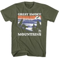 Great Smokey Mountains Bear And Mtns Dark Brands Shirt 100