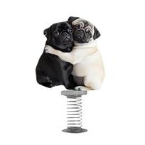 Lovely Dog Acrylic Spring Shaking Head Ornaments Car Funny Dashboard 2D Accessories Shaped Cute Toy Decorations L2M8