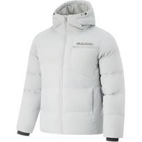 Li Ning Fitness Series Down Jacket Men's Waterdrop Gray AYMU559-2 XXXL