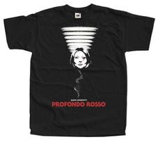 Profondo Rosso V1 Dario Argento Siaubo Filmo Plakatas 1975 Unisex Marškinėliai S