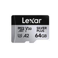 Lexar | SILVER PLUS | 64GB | microSDXC | Flash memory class 10|LMSSIPL064G-BNANG