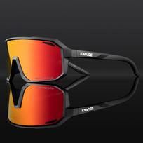 Kapvoe Dviračių Akiniai Vyrams Dviračių Saulės Akiniai MTB UV400 Integruotas Miopijos Rėmelis Dviračių Akiniai Lauko Sporto Akiniai Polarized-1LENS