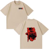 Red Dead Redemption 2 Game Graphic T Shirts Mens Clothing High Quality Fashion Summer Couple ONeck Cotton Short Sleeve Tshirt M